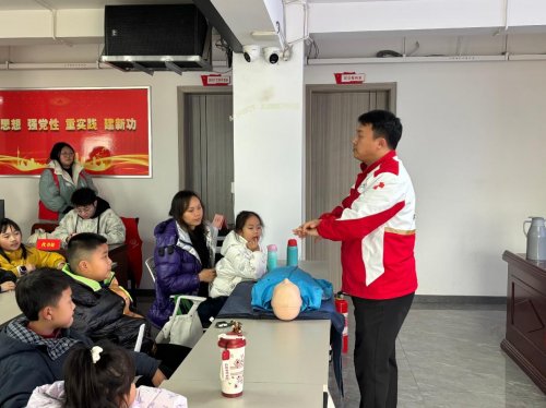 赋能青春成长 筑牢安全防线——来龙村青少年应急救护演练为素质提升项目赋能增效