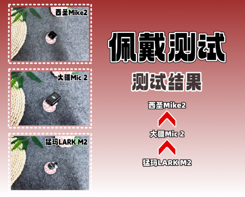 猛犸和大疆无线麦克风哪个好？西圣、大疆、猛玛麦克风选优质好货