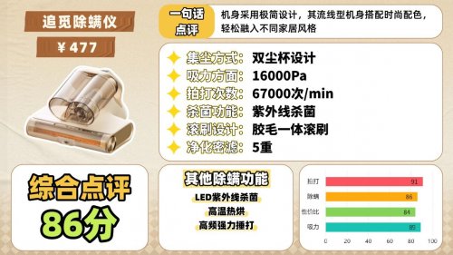 公认好用的除螨仪有哪些？精选十大口碑最好除螨仪排行榜