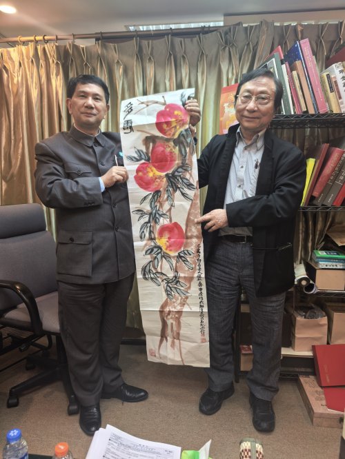 联合国特使王凤麟走进杨大名画室：一场跨越时空的艺术对话