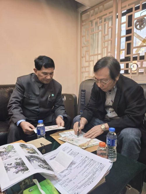 联合国特使王凤麟走进杨大名画室：一场跨越时空的艺术对话