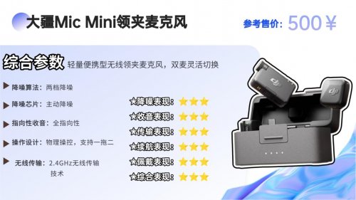 领夹式麦克风怎么选?先弄清领夹麦克风这几点