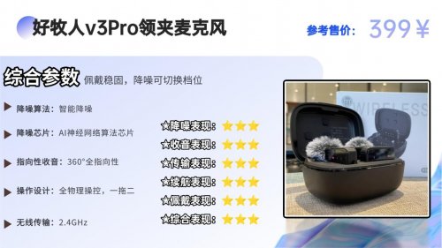 领夹式麦克风怎么选?先弄清领夹麦克风这几点