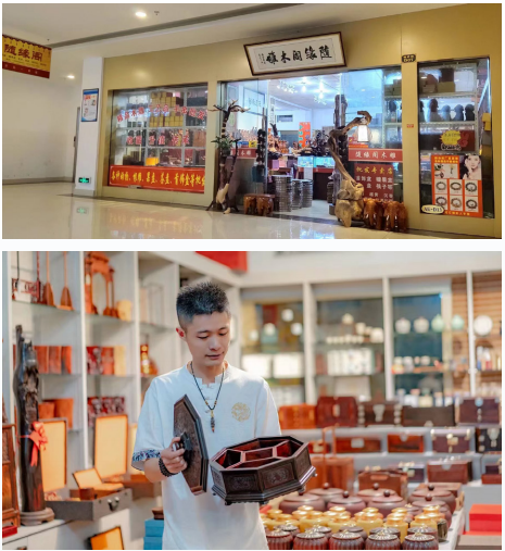 退伍老兵、随缘阁木雕品牌创始人黄晓东