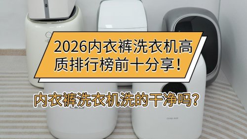 内衣裤洗衣机洗的干净吗？2026内衣裤洗衣机高质排行榜前十分享！盘点2026年最划算的十款内衣裤洗衣机~