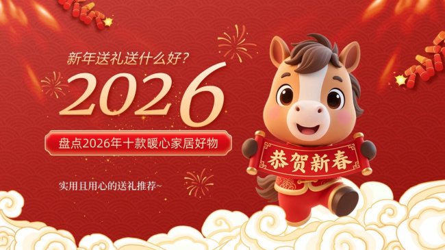 新年送礼送什么好？盘点2026年十款暖心家居好物，新年送礼必看的十大品牌！实用且用心的送礼推荐~