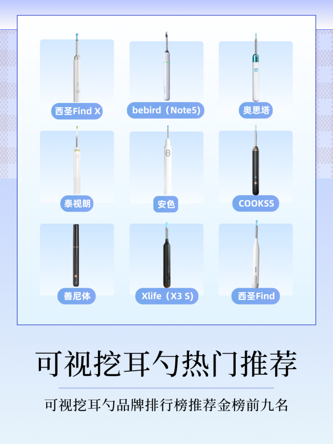 挖耳勺最好的牌子是哪个?挖耳勺哪个牌子好用?可视挖耳勺推荐