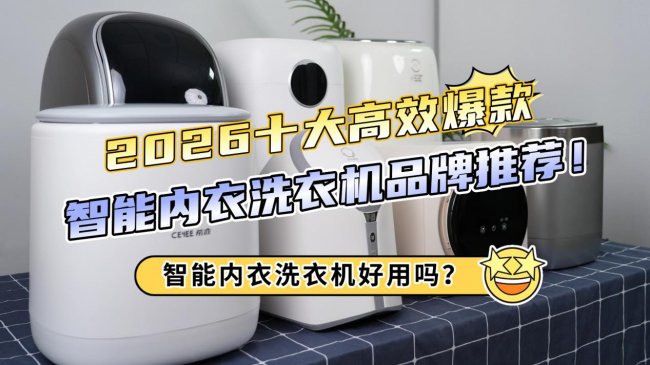 智能内衣洗衣机好用吗？2026十大高效爆款智能内衣洗衣机品牌推荐！智能内衣洗衣机牌子有哪些？一篇讲懂
