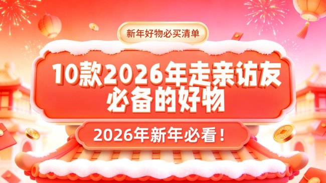 新年好物必买清单：这10款2026年走亲访友必备的好物别错过！每一款都是诚意满满的，2026年新年必看！