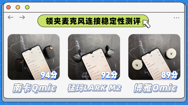 猛犸领夹麦克风怎么样？南卡、猛犸、博雅三大品牌真实测评来了！