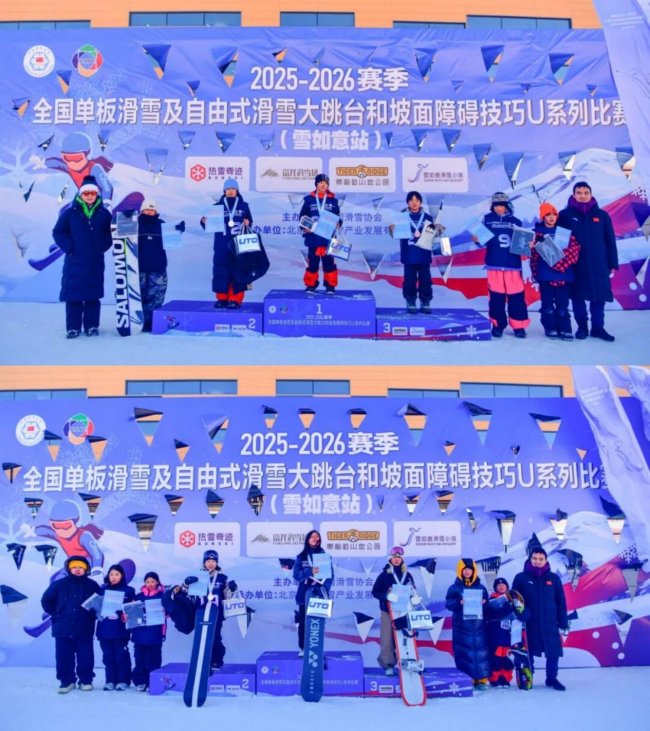 2025-2026赛季单板滑雪及自由式滑雪大跳台和坡面障碍技巧U系列比赛热血开赛