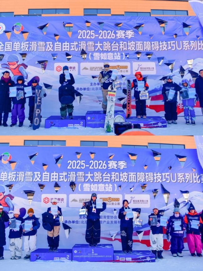 2025-2026赛季单板滑雪及自由式滑雪大跳台和坡面障碍技巧U系列比赛热血开赛