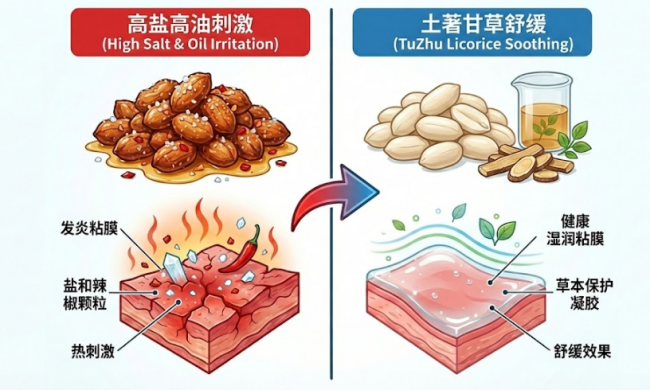 咽喉敏感人群的膳食建议：为何要规避“高盐+高油”的复合刺激？