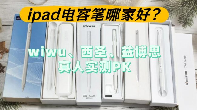ipad电容笔哪家好？西圣、wiwu和益博思平价电容笔到底哪个好写？