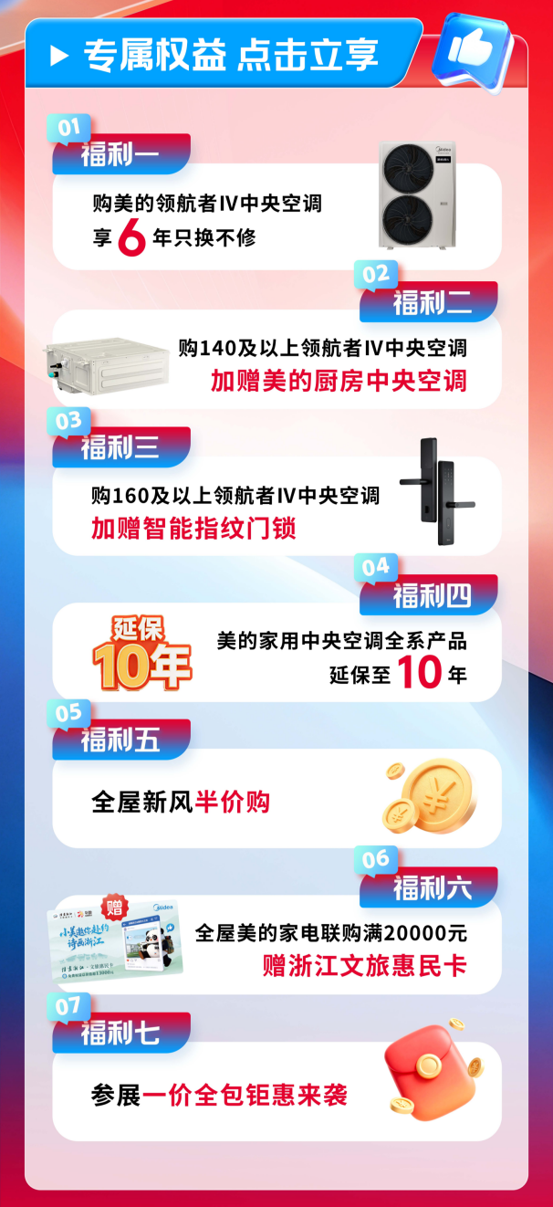 美的家用中央空调总冠名｜杭州华夏家博会筑就品质家居新高度