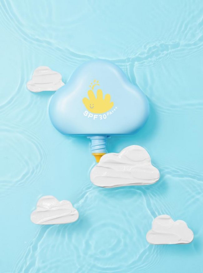 0岁+婴童专属，郁美净小云朵防晒霜闪亮上新