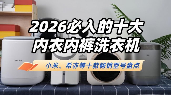 内衣内裤洗衣机哪个牌子安全好用？2026必入的十大内衣内裤洗衣机！小米、小吉、希亦等十款畅销型号盘点