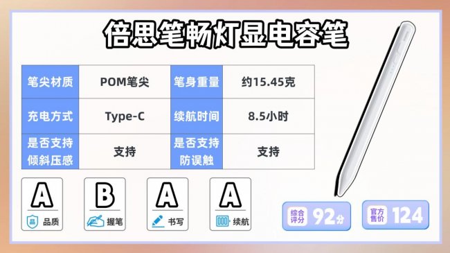 电容笔哪个品牌性价比高又好用？2026精选10大性价比最高的电容笔