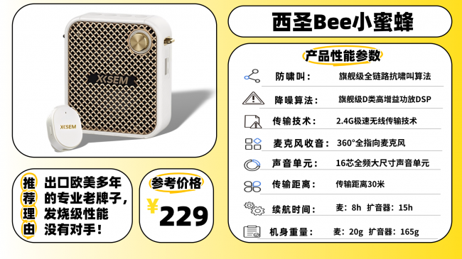 2026年小蜜蜂扩音器哪个品牌好?小蜜蜂扩音器教师专用推荐