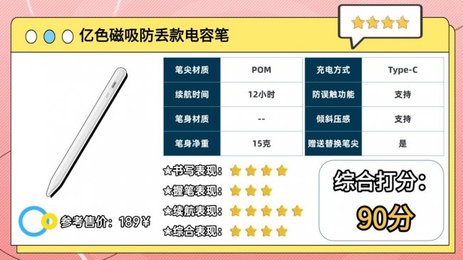 电容笔比较好的牌子有哪些？2026十大品牌排行分享,自留款不踩雷