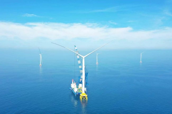  中交一航局：我国水深最深海上风电项目全容量并网发电