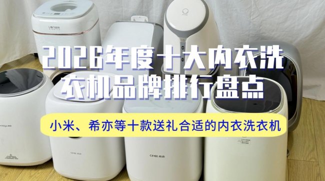内衣洗衣机有必要买吗？2026年度十大内衣洗衣机品牌排行盘点！小米、希亦等十款送礼合适的内衣洗衣机