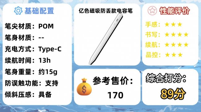 电容笔哪个品牌性价比高？选款攻略排名前十分享,适配不同需求！