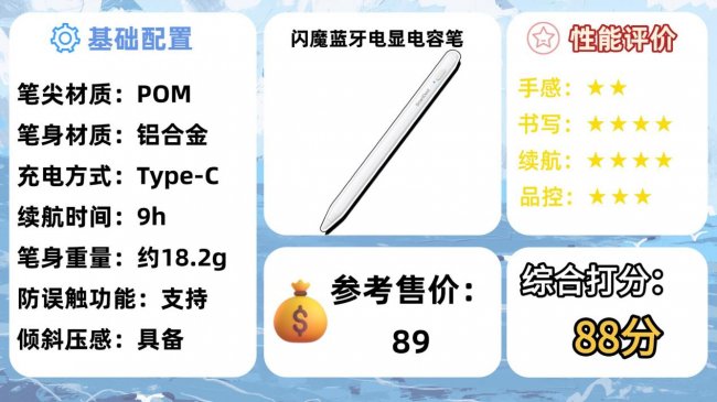 电容笔哪个品牌性价比高？选款攻略排名前十分享,适配不同需求！