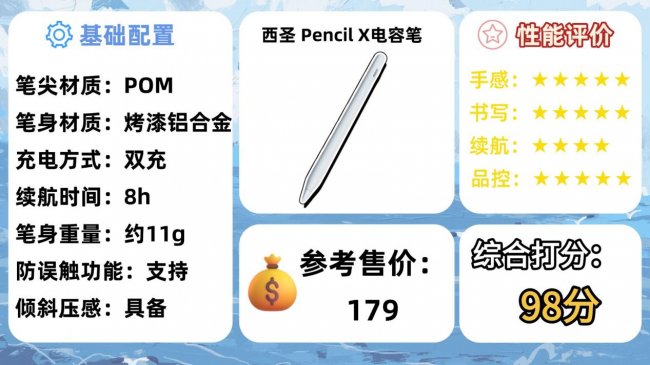电容笔哪个品牌性价比高？选款攻略排名前十分享,适配不同需求！
