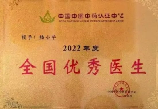 弘扬劳模精神  争做时代先锋  国医名师——杨小华