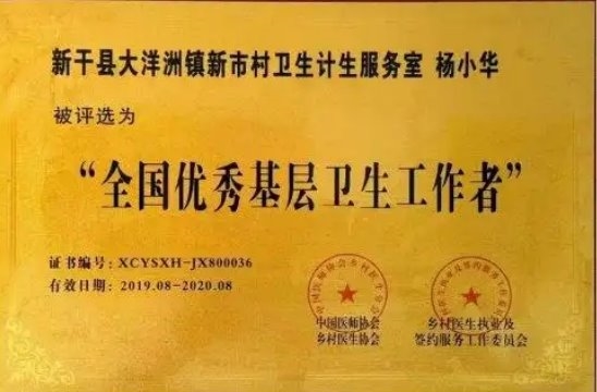 弘扬劳模精神  争做时代先锋  国医名师——杨小华