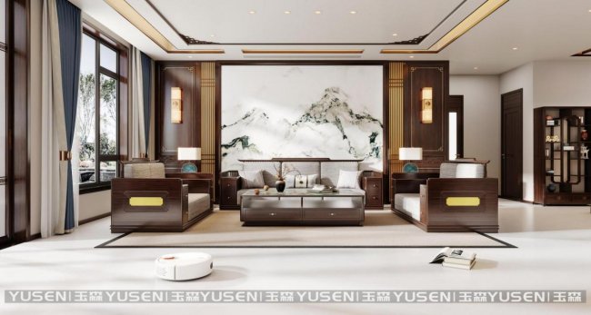 河北玉森家具以纯原木全屋整装定义高端品质人居(图3)