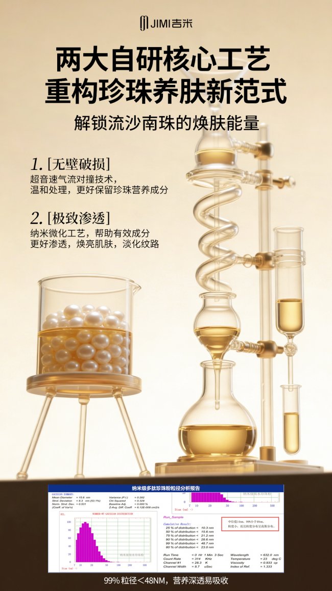 吉米珍珠逆龄星耀套  凝千年珠光，启逆龄之美