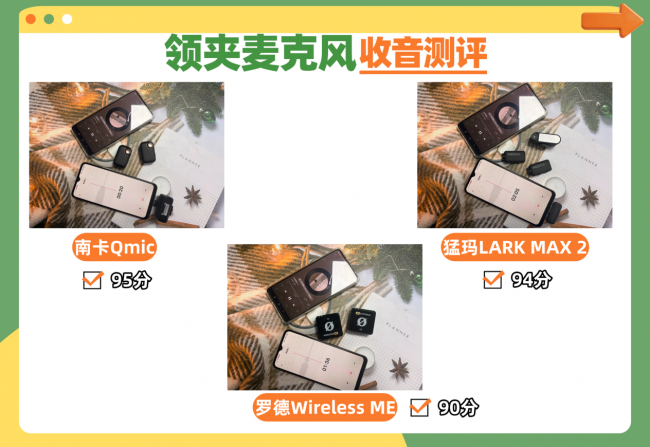 猛犸、南卡、罗德领夹麦克风好不好用？选哪款？实测对比
