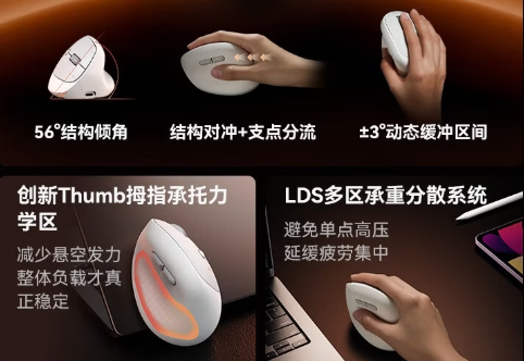 办公用鼠标哪个牌子好用？2026年认10款口碑佳作人体工学鼠标推荐，舒适护腕高效办公！