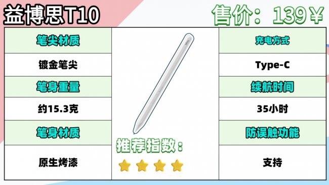 什么牌子的电容笔性价比高？怎么选？精选10大热款电容笔真实测评