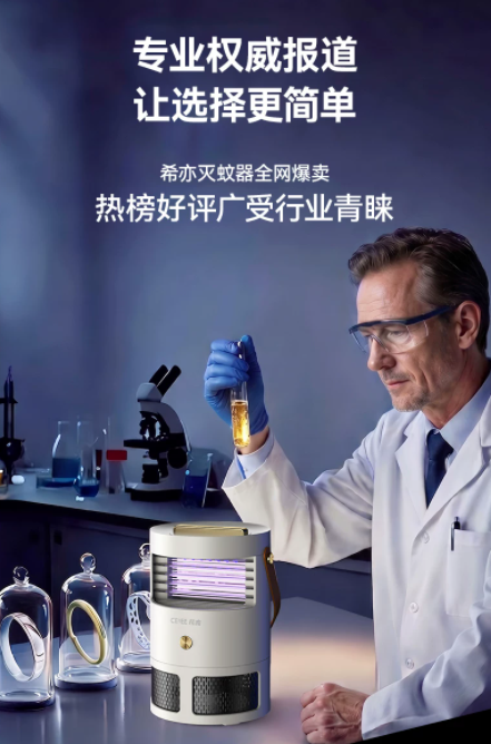 纯物理方案强势走红！希亦灭蚊灯引领安心灭蚊新标准