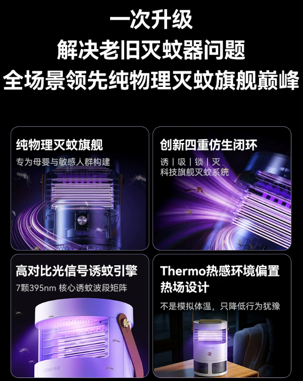 纯物理灭蚊新趋势崛起，希亦灭蚊灯成家庭灭蚊新宠！