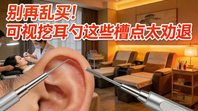 可视掏耳勺真的好用吗？粘耳棒真的有用吗？可视掏耳勺评测推荐
