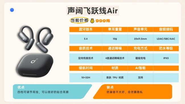 开放式蓝牙耳机哪个品牌好用？盘点2026年开放式耳机品牌排行榜前十名