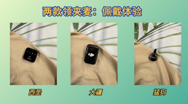 领夹麦克风什么牌子好?西圣、大疆、猛犸哪款值得入手?测评分享