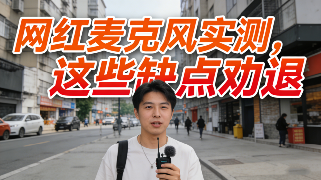 百元麦克风什么牌子好用？全网热门五款领夹麦克风测评，真实无广