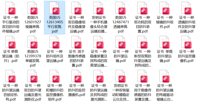 专利在手，生门我有，极眸防抖望远镜的专利布局