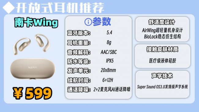 音质好的开放式耳机有哪些？2026十大公认音质好的开放式耳机