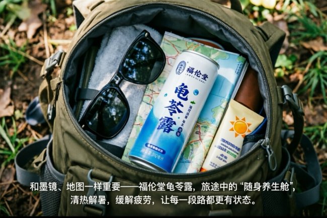自建养殖基地+道地草本|福伦堂龟苓膏