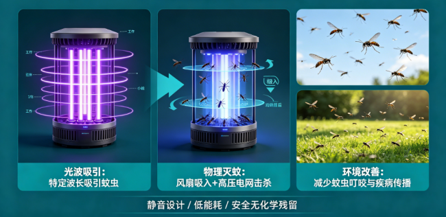 灭蚊灯哪种效果好室内?家用灭蚊灯哪个牌子最好?希亦、美的等十大宝藏品牌测评,不踩雷!