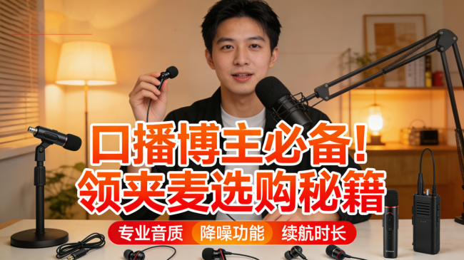 领夹麦克风哪个品牌好?领夹麦哪个品牌性价比高?,新手友好指南