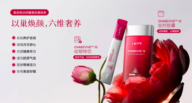 AI解码卵巢衰老密码，LAIFE双瓶矩阵实现全龄精准抗衰