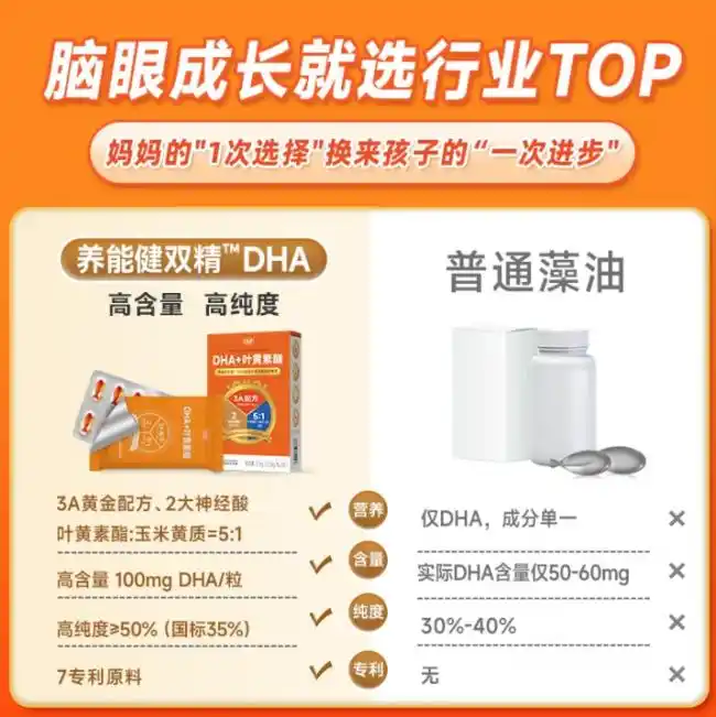 聚焦冯博士DHA，养能健倡导科学补充不盲目