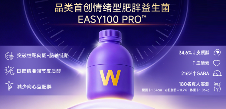 2026中国肠道健康与创新大会重磅发布：万益蓝EASY100 PRO?基于脑肠轴机制，精准
